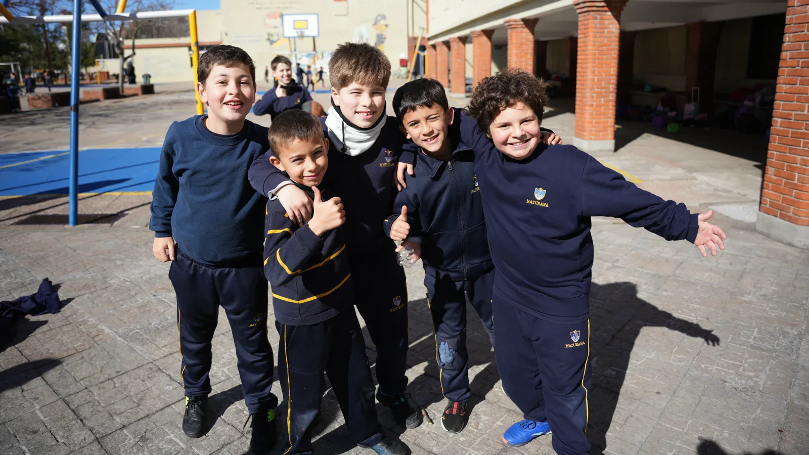 Estudiantes de Maturana en una salida educativa.