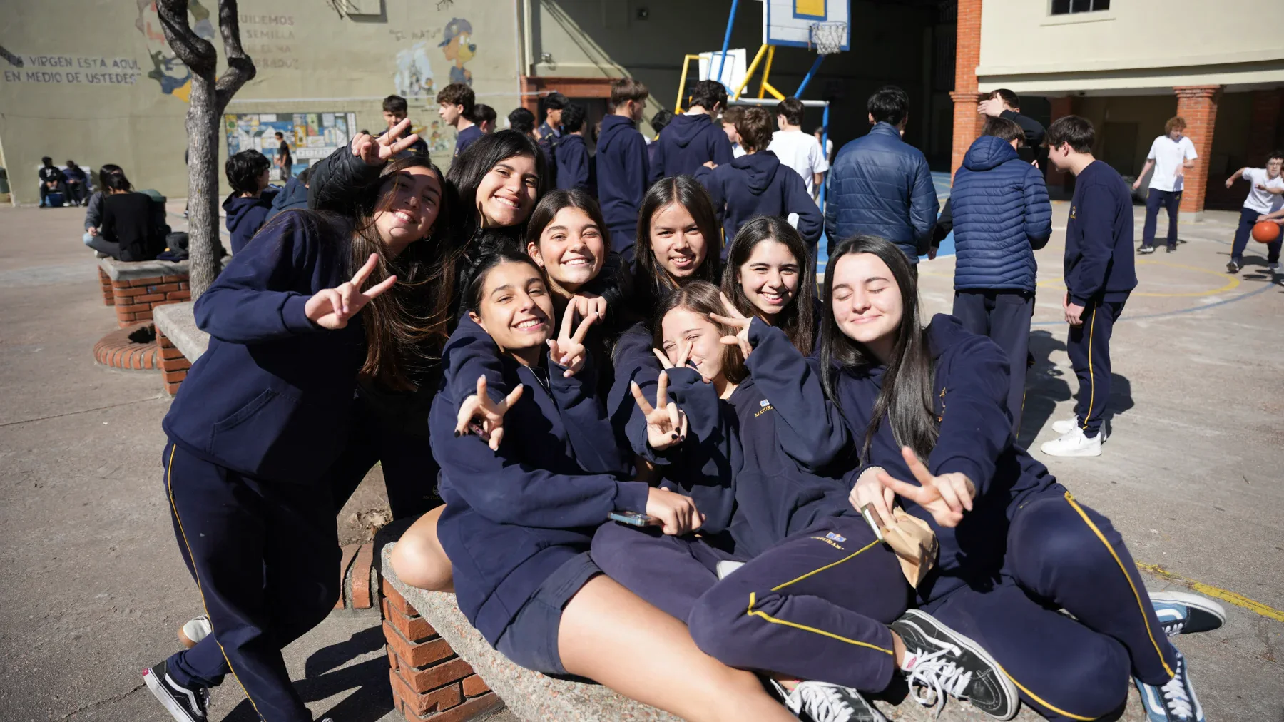 Estudiantes de Ciclo Básico en una experiencia educativa.
